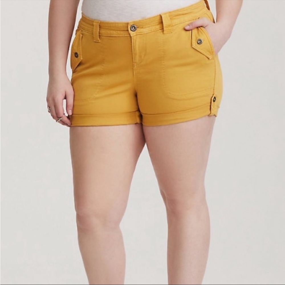 Torrid Mustard Yellow Women's Shorts
